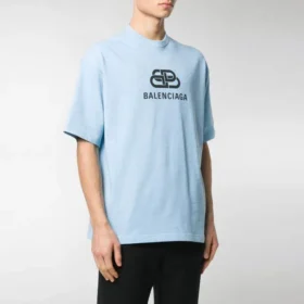 Interlocked BB Regular Fit T-shirtar ”Light Blue” 578139TGV755840