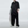 Jacquardbyxor med logotyp ”Black” 658883TLO581000