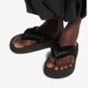 Jet Lag-tångsandal för damer i svart Jet Lag-tångsandal för damer i svart