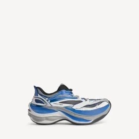 Jet-sneakers för herr i vitt/blått/svart