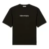 Klassisk logotyp, stor, kortärmad, unisex, svart 620941TIV501070