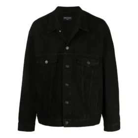 Kläderuthyrning Denimjackor i boxig passform ”Black” 675206TEW051105