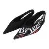 Knife Slingback Logo Print Casual Flats ”Svart” 500619W06001091