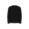 Kofta med ton-i-ton-logotyp över hela plagget ”Black” 720058T16611000