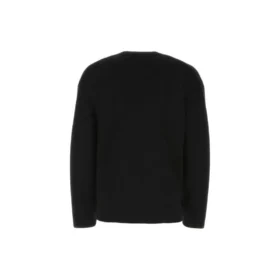 Kofta med ton-i-ton-logotyp över hela plagget ”Black” 720058T16611000