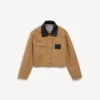 Kort jacka för damer i beige Kort jacka för damer i beige