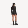 Kort långärmad bodysuit i svart för damer Kort långärmad bodysuit i svart för damer