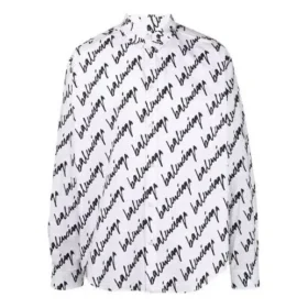 Kortärmad tröja med klotterlogotyp, stor passform ”White” 662983TLLJ49040