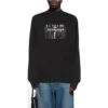 Äkta Balenciaga-tröja med rund hals ”Svart” 652981TIVA21000
