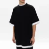 Lager-på-lager-T-shirtar, oversized, ”Black White” 644693TIVG61070