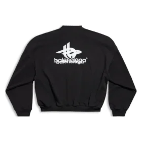 Lager-på-lager-tröja med rund hals ”Black White” 767860TPVF31070