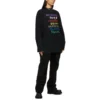 Languages Logo långärmad T-shirt ”Black Multicolor” 641667TJVI32771