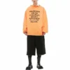 Languages-logotröja med huva ”Orange Black” 641679TJVI67513