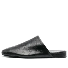 Läderbekväma BB-mules ”Svart” 743926WB7221000