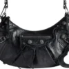 Le Cagole liten axelväska ”Black” 6713071VG9Y1000