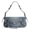 Le Cagole liten axelväska i Denim ”Blue” 7716402109U4715