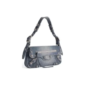 Le Cagole liten axelväska i Denim ”Blue” 7716402109U4715