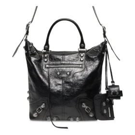 Le Cagole medelstor tygväska ”Black” 719067210KR1000