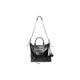 Le Cagole medelstor tygväska ”Black” 719067210KR1000