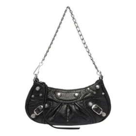 Le Cagole miniväska med kedja ”Black” 6958141VG9Y1000