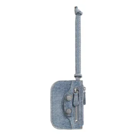 Le Cagole myntplånbok i Denim med strass ”Blue” 7767692109U4715
