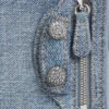 Le Cagole myntplånbok i Denim med strass ”Blue” 7767692109U4715