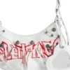 Le Cagole Xs axelväska DIY Metal ”White” 6713092AAXE9066