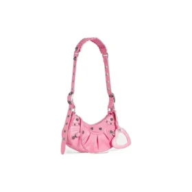 Le Cagole XS axelväska ”Pink” 6713091VG9Y5812