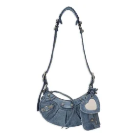 Le Cagole Xs Denim axelväska ”Blue” 6713092109U4715