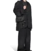 Le Cagole Xs Flap Bag med piercingar ”Black” 7190822AAE31000