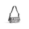 Le Cagole Xs Sling Bag Metallized ”Silver” 7716700GT3Y8103