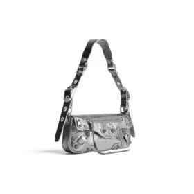 Le Cagole Xs Sling Bag Metallized ”Silver” 7716700GT3Y8103