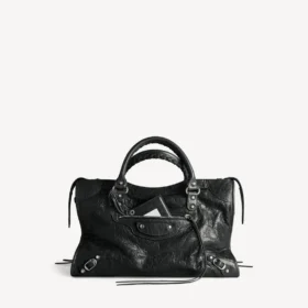 Le city bag medium i svart