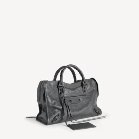 Le city bag medium i vulkanisk sten