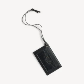 Le City Charm-kortfodral med spegel för damer i svart