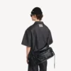 Le City-crossbodyväska för män med flera fickor, medium, i svart