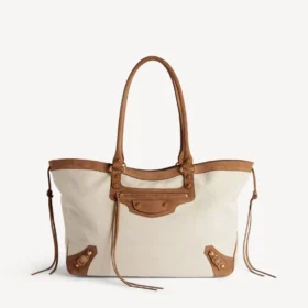 Le City strandväska för dam, medium, i beige/kamel Le City strandväska för dam, medium, i beige/kamel