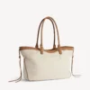 Le City strandväska för dam, medium, i beige/kamel Le City strandväska för dam, medium, i beige/kamel