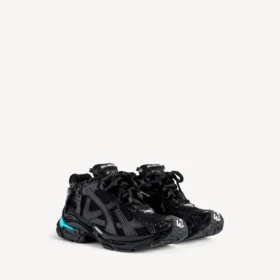LED-sneaker för herrar i svart