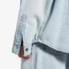 Långärmad denimskjorta för herr i ljusblått Långärmad denimskjorta för herr i ljusblått
