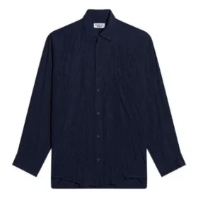 Långärmad skjorta i stor passform ”Blue” 658956TLM164100