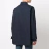 Långärmad skjorta med knappstängning och logotyp på kragen ”Navy” 671586TYB184100