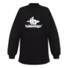 Långärmad sport-T-shirt i lager-på-lager-stil, oversized ”Black White” 739027TPVF21070