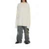 Långärmad T-shirt i oversized-modell ”Off White” 739783TOVF49199
