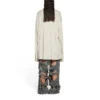 Långärmad T-shirt i oversized-modell ”Off White” 739783TOVF49199