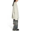 Långärmad T-shirt i oversized-modell ”Off White” 739783TOVF49199