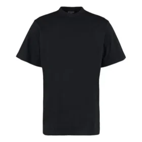 Långärmad T-shirt med förlängd bakkant och boxig passform ”Black” 681045TLVH91070
