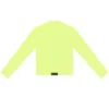 Långärmad tröja med rund hals ”Fluo Yellow” 704103TMVB77204