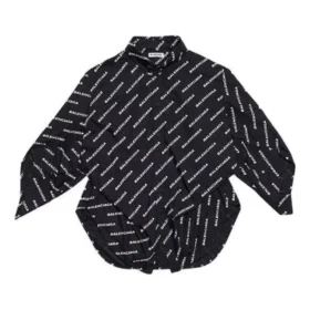 Långärmad tröja med typo-logotryck ”Black” 671663TLLJ11070