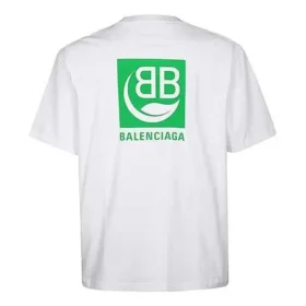 Logo Miljövänlig kortärmad unisex-tröja Vit 594579THV639000